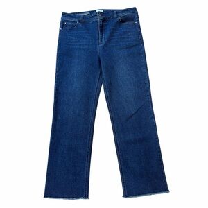 Ecru The La Cienega Straight Leg Crop Jeans